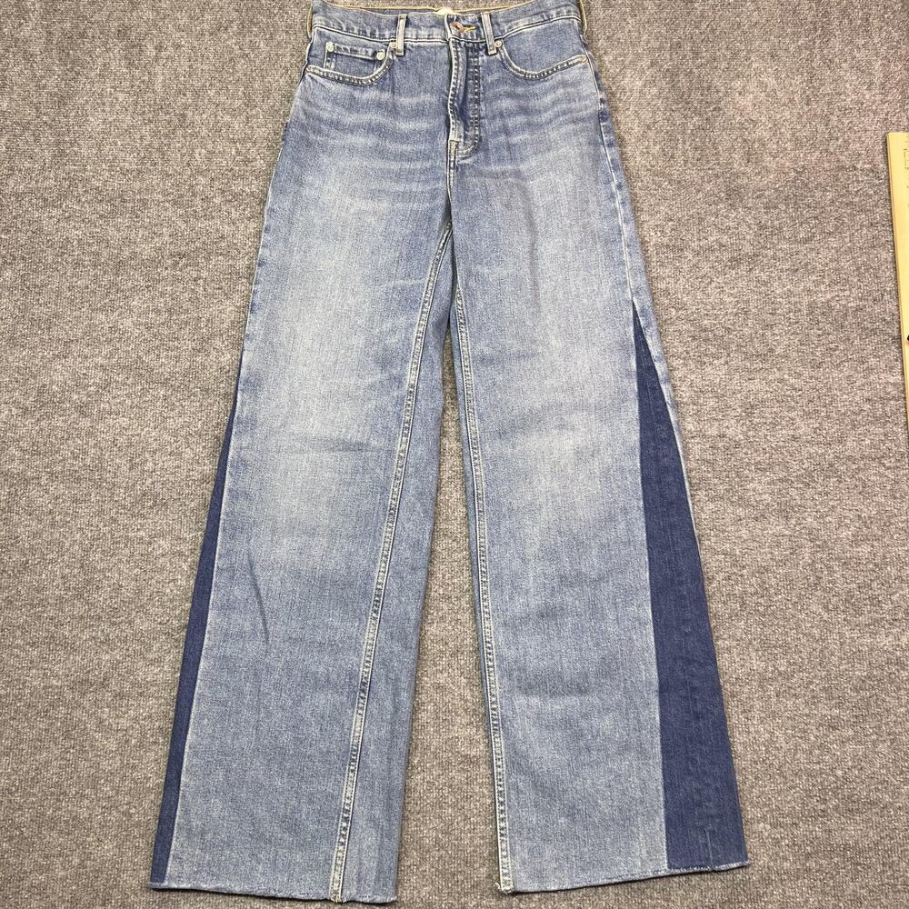 Everlane Way High Sailor Jeans Womens 26L Light Wash High Rise Wide Leg Denim